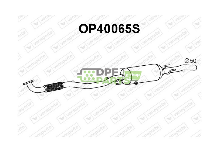 Filtry pevných částic DPF OPEL / VAUXHALL - 13253519 13278266 854550