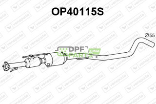 Filtry pevných částic DPF OPEL / VAUXHALL - 55352160 55352161 55353946
