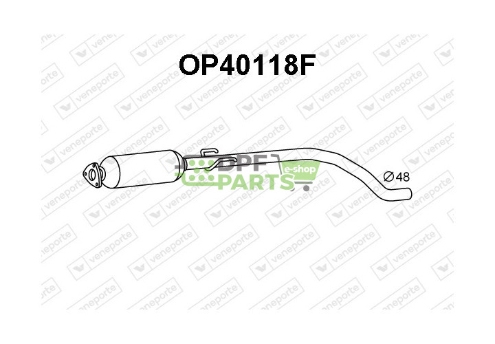 Filtry pevných částic DPF OPEL / VAUXHALL - 13247381 5850174 850324