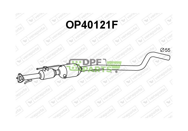 Filtry pevných částic DPF OPEL / VAUXHALL - 13230312 13253543 55556946