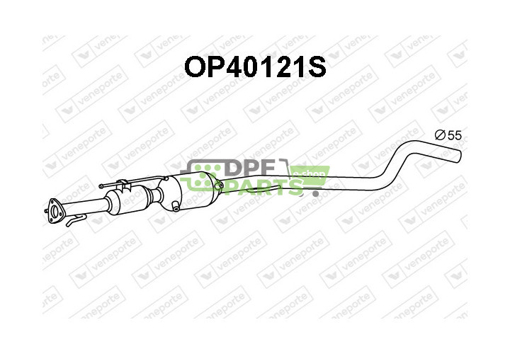 Filtry pevných částic DPF OPEL / VAUXHALL - 13230312 13253543 55556946