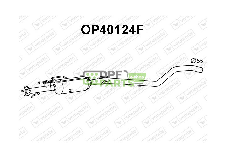 Filtry pevných částic DPF OPEL / VAUXHALL - 55353943 850254 855236