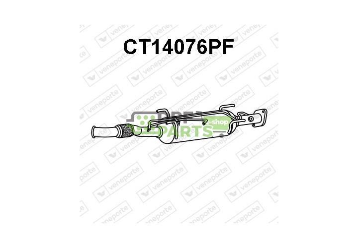 Katalyzátor SCR CITROËN / FIAT / PEUGEOT - 1393927080 1640323780 1642547880