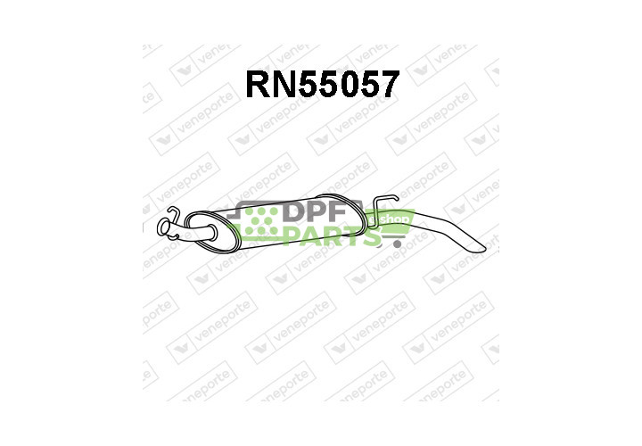 Tlumič RENAULT - 6006001552 7700812804 7700812807