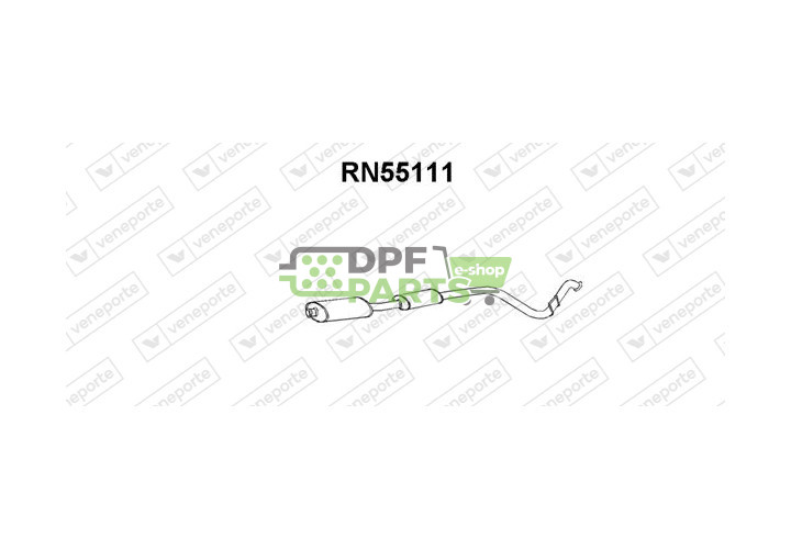 Tlumič RENAULT - 7700306934 7700812812