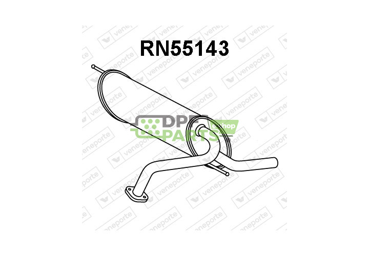 Tlumič RENAULT - 7700434745 8200183232
