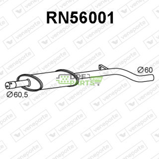 Koncový tlumič výfuku RENAULT - 8200509249