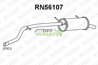 Koncový tlumič výfuku FIAT / OPEL / RENAULT / VAUXHALL - 200100766R 4424278 6000620092