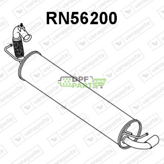 Koncový tlumič výfuku RENAULT / SMART - 200206900R 200208427R 200209273R