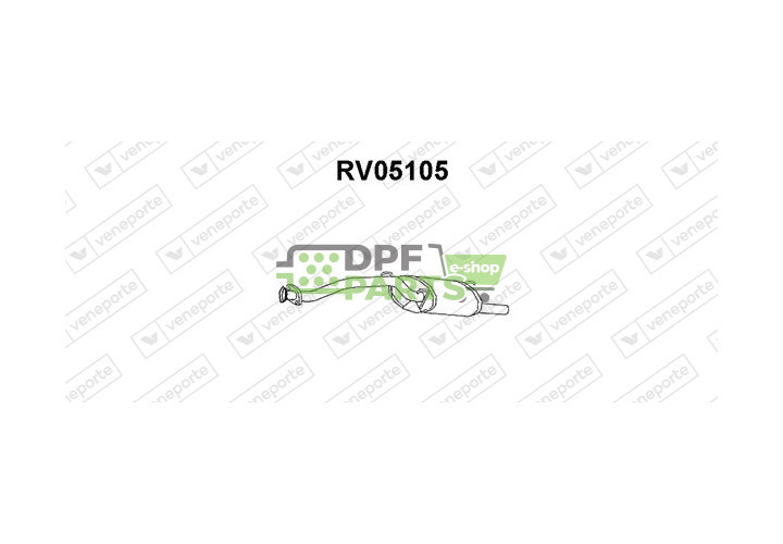 Koncový tlumič výfuku ROVER - GEX33481 WCG10005EVA