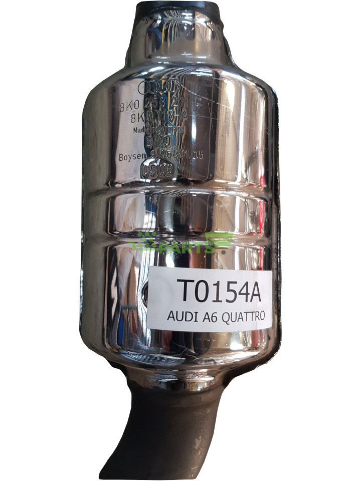Tłumik środkowy AUDI A6/A7 - 4.0 - lewa strona - 4G0254300K 8K0253211C