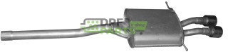 Tłumik końcowy Mini Cooper S 1.6i 16V, Polmo 59.07 A, OE 18302757827 18307646675