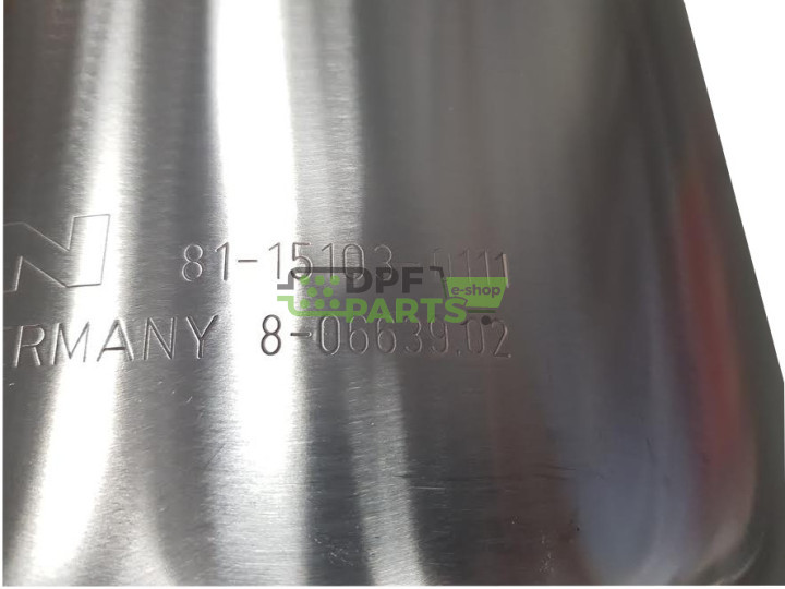 Filtr cząstek stałych DPF Euro 6 MAN TGL TGM - 81.15103.0111 81151030111
