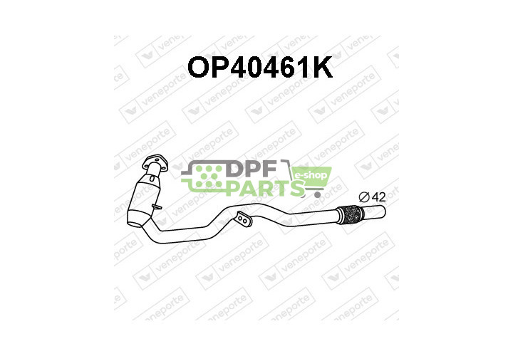 Katalyzátor OPEL / VAUXHALL - 24433046 5854216 5854268