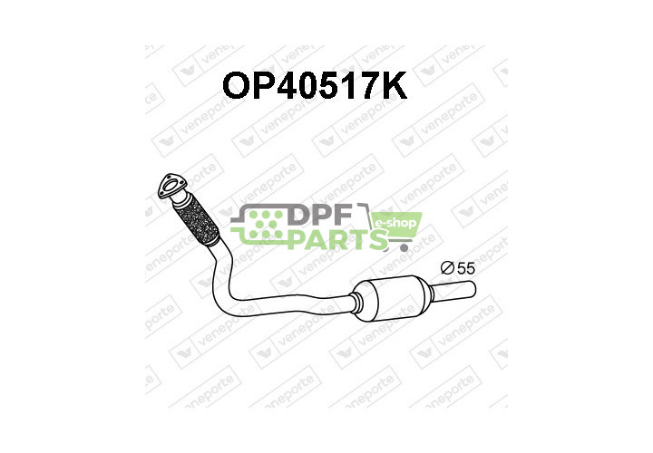 Katalyzátor OPEL / VAUXHALL - 24418596 24423928 24456338