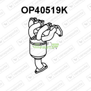 Katalyzátor OPEL / VAUXHALL - 13106545 24422982 24434791