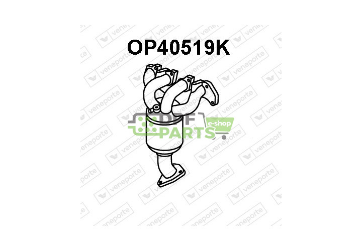 Katalyzátor OPEL / VAUXHALL - 13106545 24422982 24434791