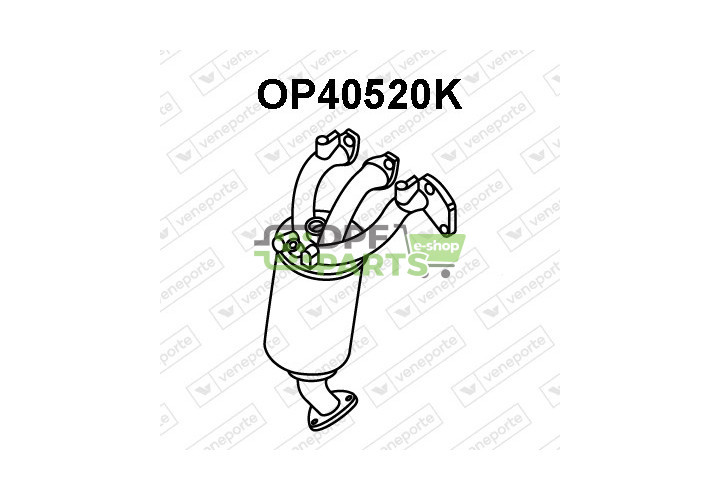 Katalyzátor OPEL / VAUXHALL - 13106542 24410080 24459702