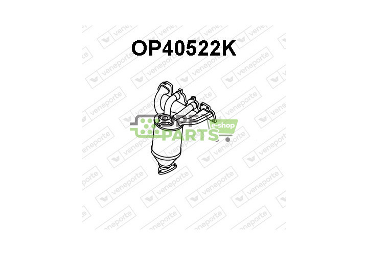 Katalyzátor OPEL / VAUXHALL - 13105075 13106576 24412000