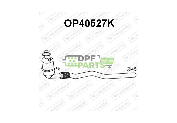 Katalizator OPEL / VAUXHALL - 3299318 5854201 5854257