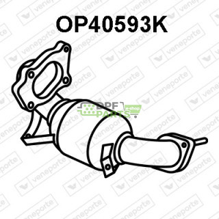 Katalizator NISSAN / OPEL / RENAULT / VAUXHALL - 2080200Q0A 2080200QAA 2080200QAB