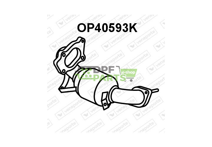 Katalizator NISSAN / OPEL / RENAULT / VAUXHALL - 2080200Q0A 2080200QAA 2080200QAB
