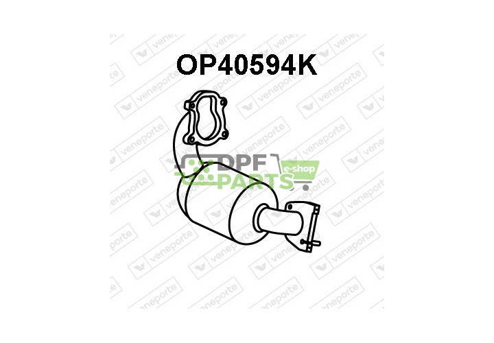 Katalizator NISSAN / OPEL / RENAULT - 2080000Q0C 2080000QAB 2080000QAC