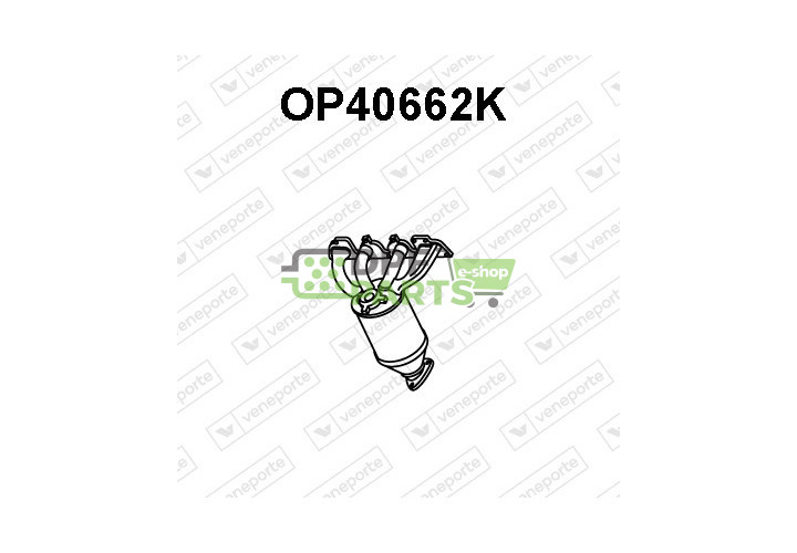 Katalyzátor OPEL / VAUXHALL - 13106851 55531177 55555951