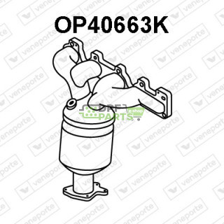 Katalyzátor OPEL / VAUXHALL - 55557206 55559624 55561606
