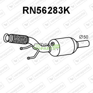 Katalizator MITSUBISHI / NISSAN / RENAULT - 200105023R 200A00790R 200A03058R