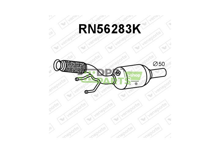 Katalizator MITSUBISHI / NISSAN / RENAULT - 200105023R 200A00790R 200A03058R