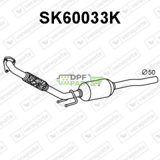 Katalizator SEAT / SKODA / VOLKSWAGEN - 6Q0131701C 6Q0253058DX 6Q0253178BC