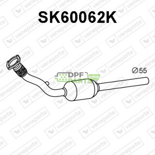 Katalizator AUDI / SKODA / VOLKSWAGEN - 1J0254502EX 1J1253058GX 1J1253058SX