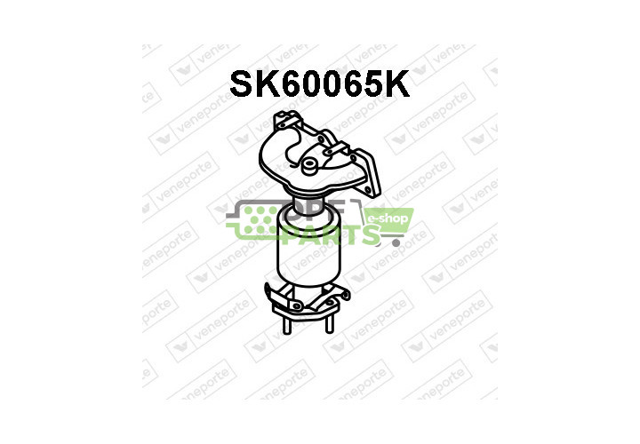 Katalizator SEAT / SKODA / VOLKSWAGEN - 03E253020KX 03E253020LX 03E253020NX