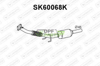 Katalizator SKODA - 600253058BV 600253058BX 6Y0253208AX