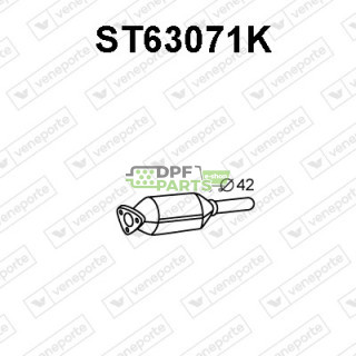 Katalizator SEAT / VOLKSWAGEN - 6K0253058GX 6K0253058HX 6K0253058JX
