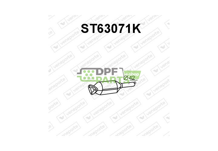 Katalizator SEAT / VOLKSWAGEN - 6K0253058GX 6K0253058HX 6K0253058JX