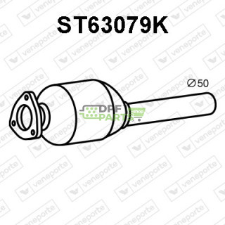 Katalizator FORD / SEAT / VOLKSWAGEN - 028131089V 028131089X 028131701B