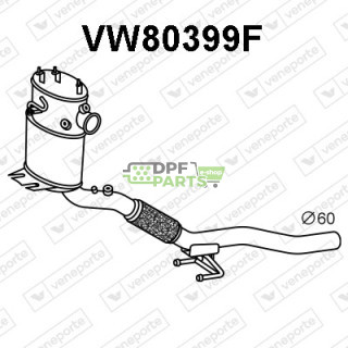Filtry pevných částic DPF AUDI / SEAT / SKODA / VOLKSWAGEN - 1K0253058DN 1K0253058LG 1K0254704RX