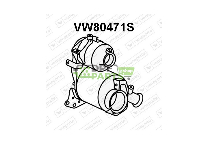 Filtry cząstek stałych DPF AUDI / SEAT / SKODA / VOLKSWAGEN - 04L131601GX 04L131601HX 04L131602EX