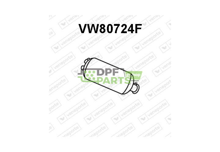 Filtry pevných částic DPF VOLKSWAGEN - 7H0254700G 7H0254700GV 7H0254700GX