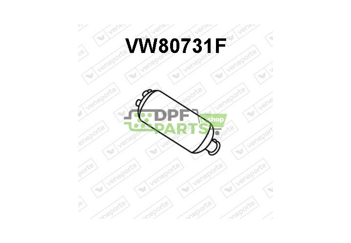 Filtry pevných částic DPF VOLKSWAGEN - 7H0254700DV 7H0254700DX 7H0254700L