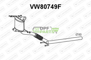 Filtry pevných částic DPF SEAT / SKODA / VOLKSWAGEN - 6Q0254700AX 6Q0254700CX