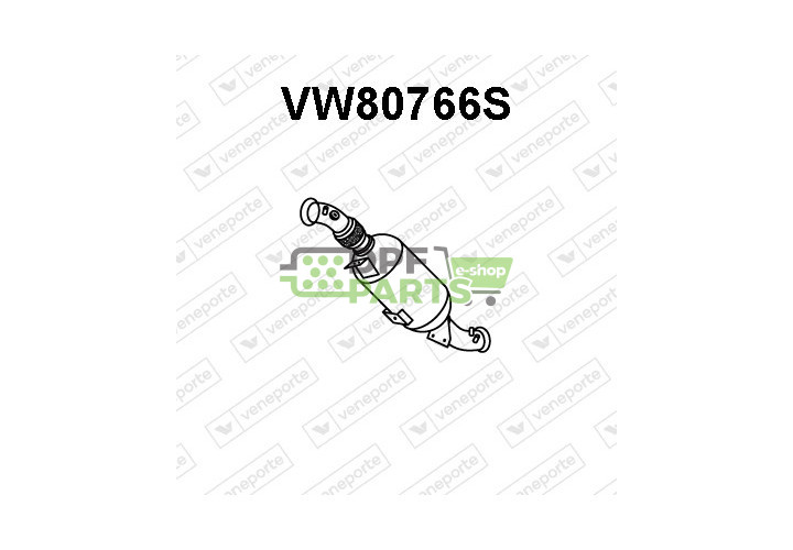 Filtry pevných částic DPF VOLKSWAGEN - 2E0131709B 2E0254700FX 2E0254700GX