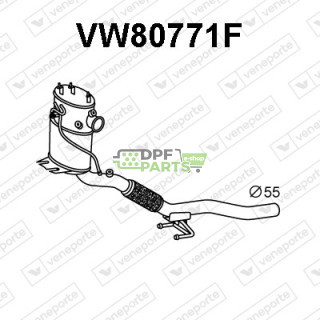 Filtry pevných částic DPF VOLKSWAGEN - 3C0254701GX 3C0254702HX JZW254701X