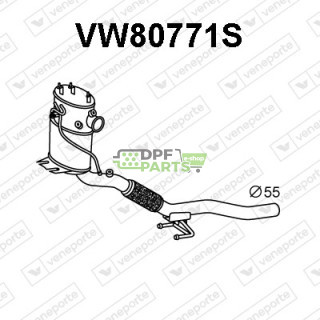 Filtry pevných částic DPF VOLKSWAGEN - 3C0254701GX 3C0254702HX JZW254701X