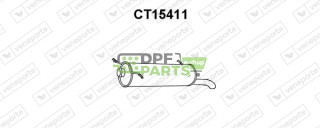 Tlumič CITROËN - 1726H5 1726W6 