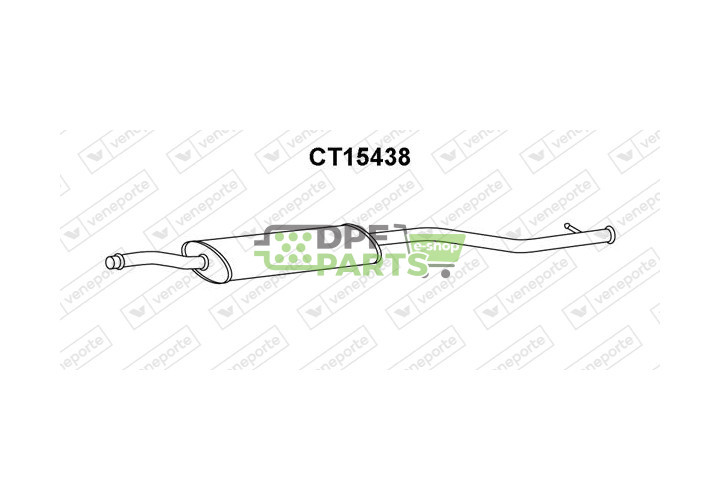 Tlumič CITROËN - 1717AH 1717G3 9809853280