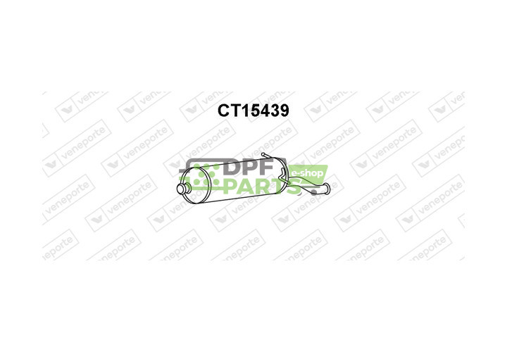 Tlumič CITROËN - 1726EQ 1726TV 9809852180