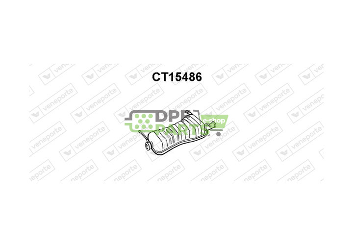 Tlumič CITROËN - 172687 96151664 